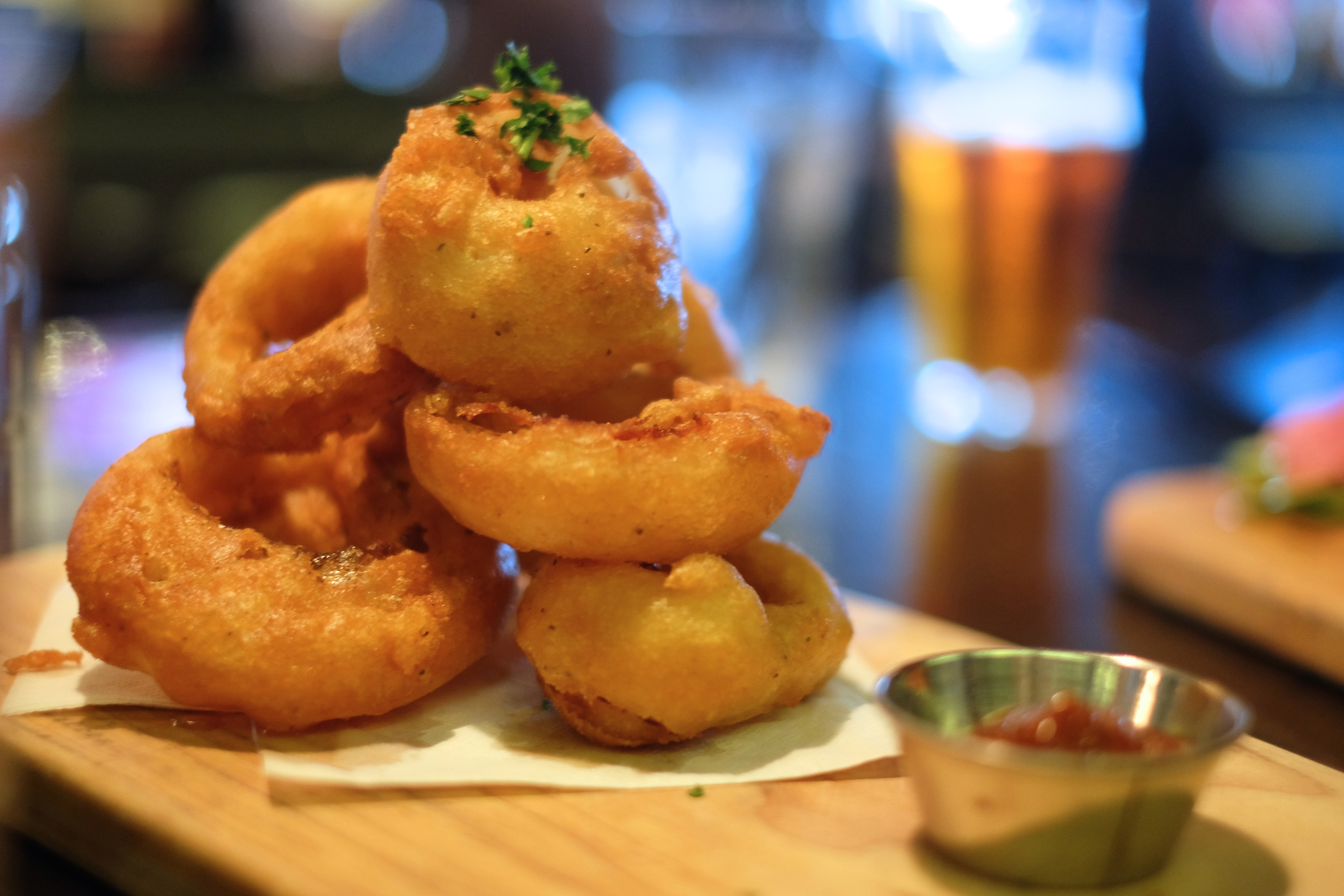 The Onion Rings from The Morrison Pub Love & Loathing Los Angeles