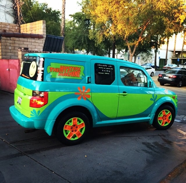 Only In LA Scooby Do Car