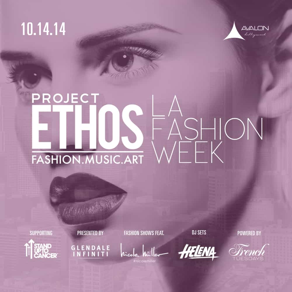 Project Ethos LA Fashion Week Flyer