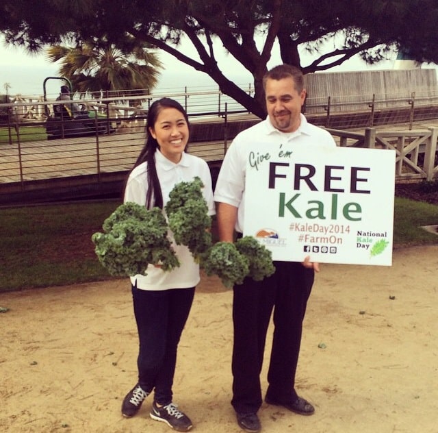 Only In LA: Free Kale!