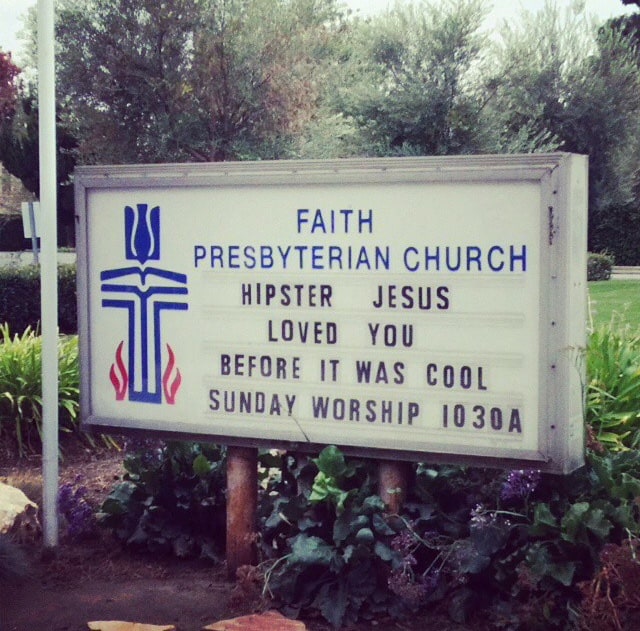 Only In LA: Church Sign