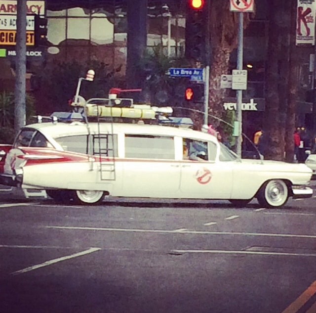 Only In LA: ghostbusters car