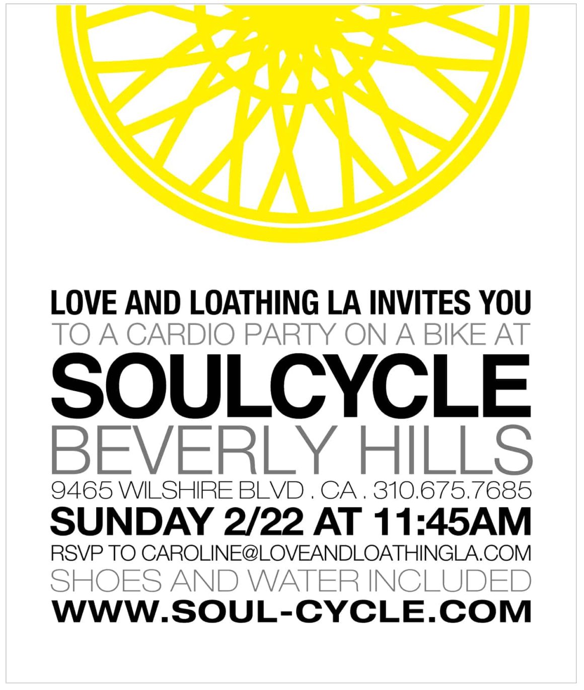 Love & Loathing LA + Soul Cycle