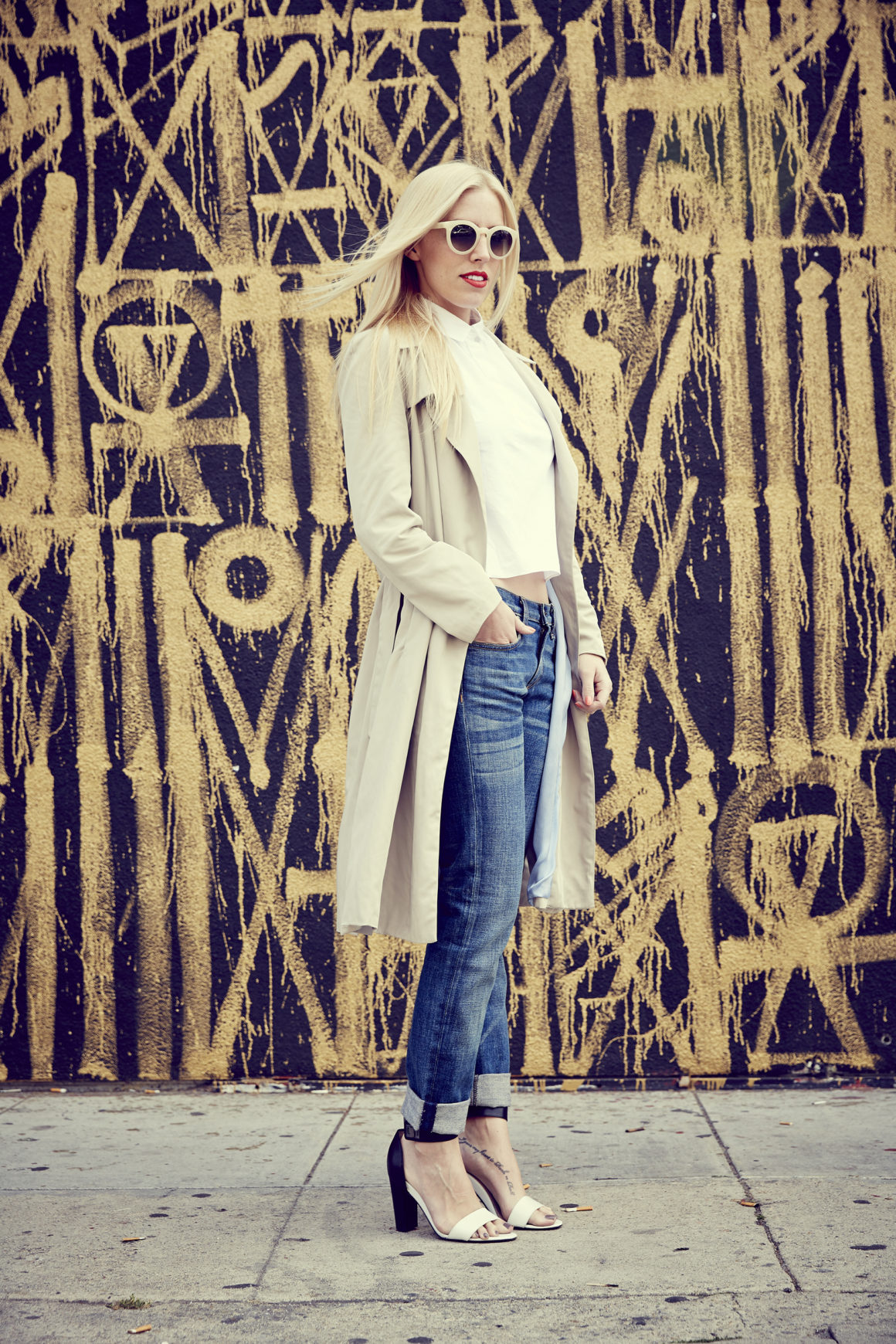 Trench Trend + A Retna Mural