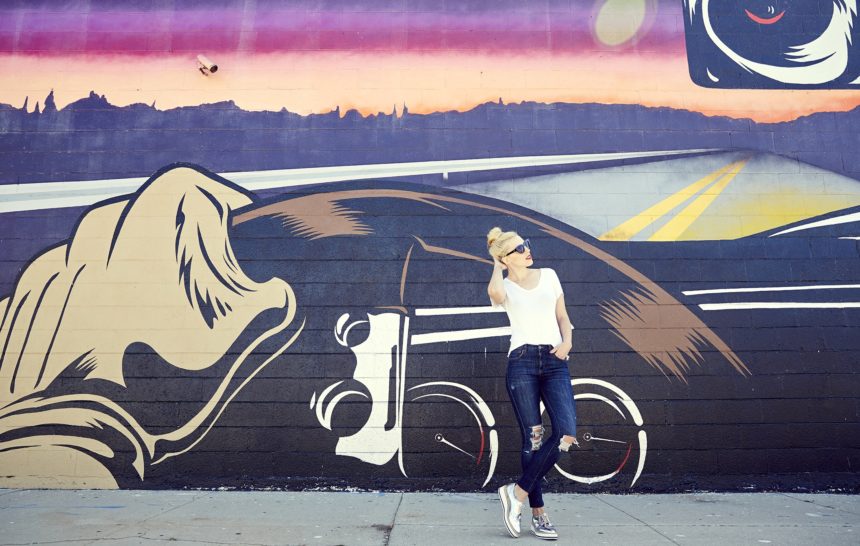 Silver Sneakers + A D*Face Mural