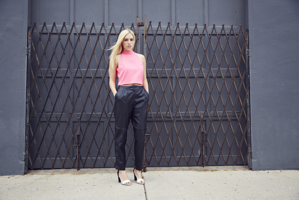Love & Loathing LA: Hot Pink Crop Top + Pleather Pants