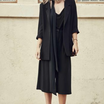 A New Take on A Black Suit